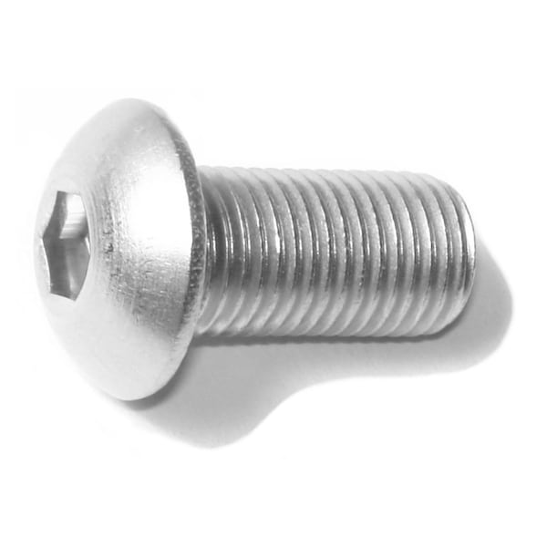 Midwest Fastener 3/8"-24 Socket Head Cap Screw, Button, Plain 18-8 Stainless Steel, 3/4 in Length, 5 PK 79213 - main
